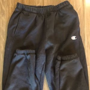 Champion thick black fleece pants